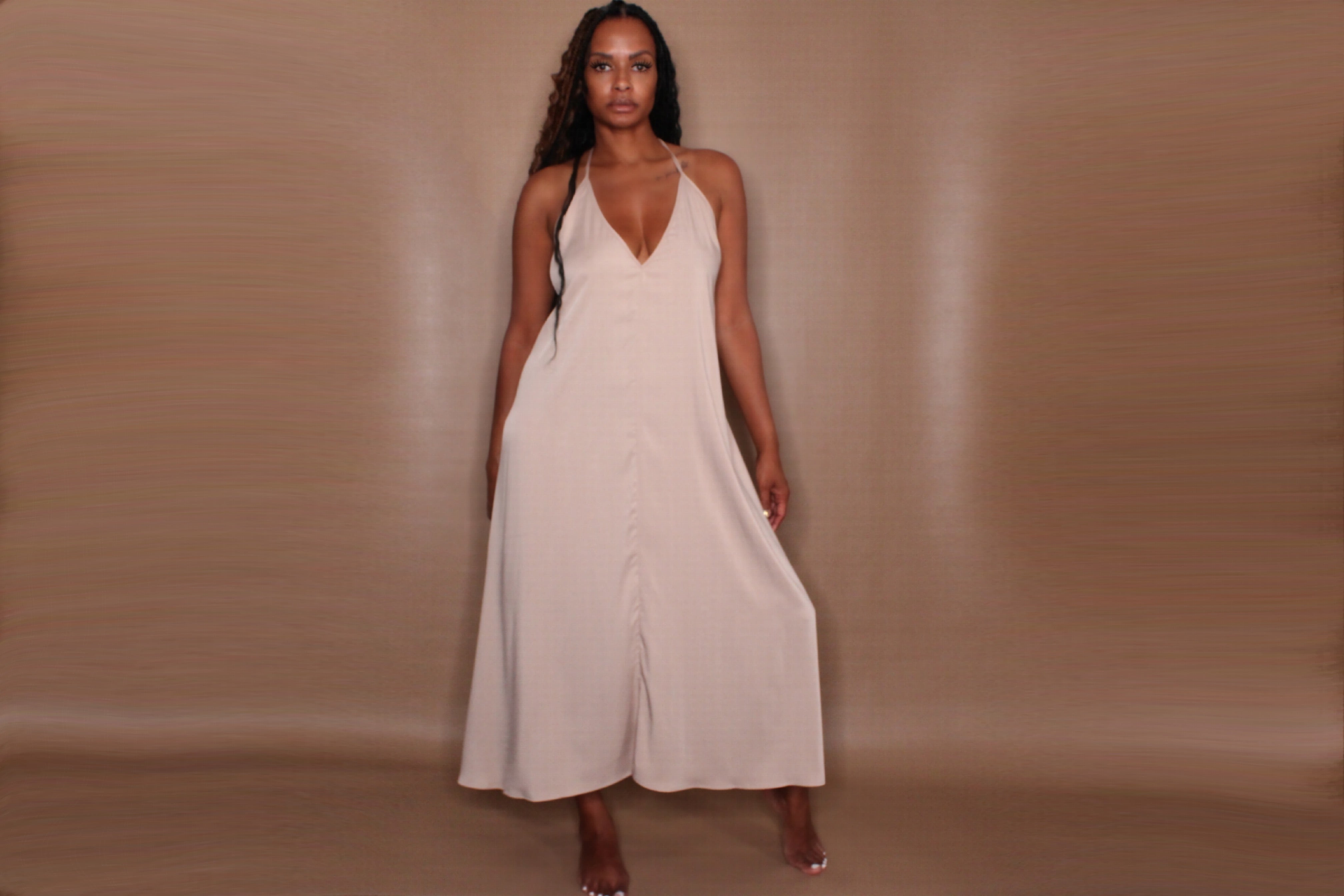 Latte A-line Shift Dress Coffee and Cream Latte A-line Shift Dress Coffee and Cream