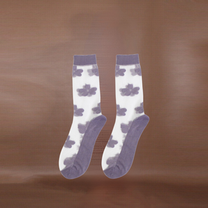 Open image in slideshow, Sheer Floral Socks
