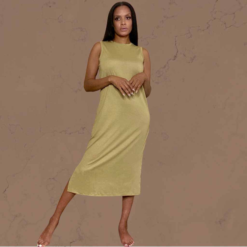 coffee and cream dresses Contrast Trim Split Hem Long Sleeve Sweater Scoop Neck, Coffee And Cream Color Block Midi Dress in Chocolate, Size S, For Brunch